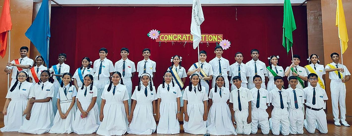 Investiture Ceremony at St Aloysius High School, Bandra